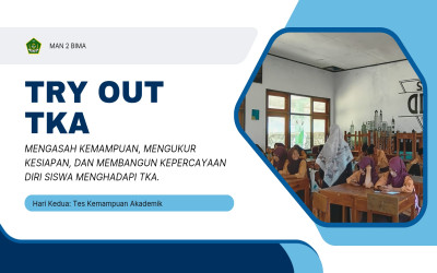 Hari Kedua Try Out TKA Berbasis Mobile, Siswa Kelas XII MAN 2 Bima Tingkatkan Kesiapan Menghadapi TKA